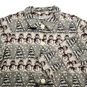 Vintage Snowman Jacket Size 2X Tapestry Women's Granny Core‎ Grandma Ugly